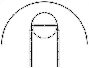 12 x 25ft Basketball Court Stencil Set