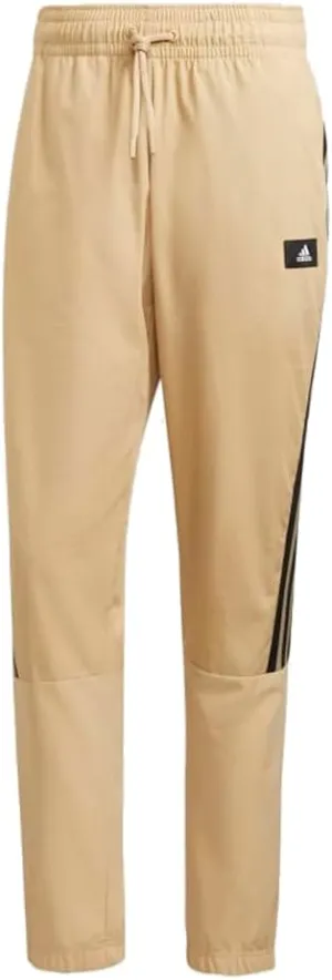 adidas Mens Sportswear Future Icons Woven Pants, Beige Tone, Small
