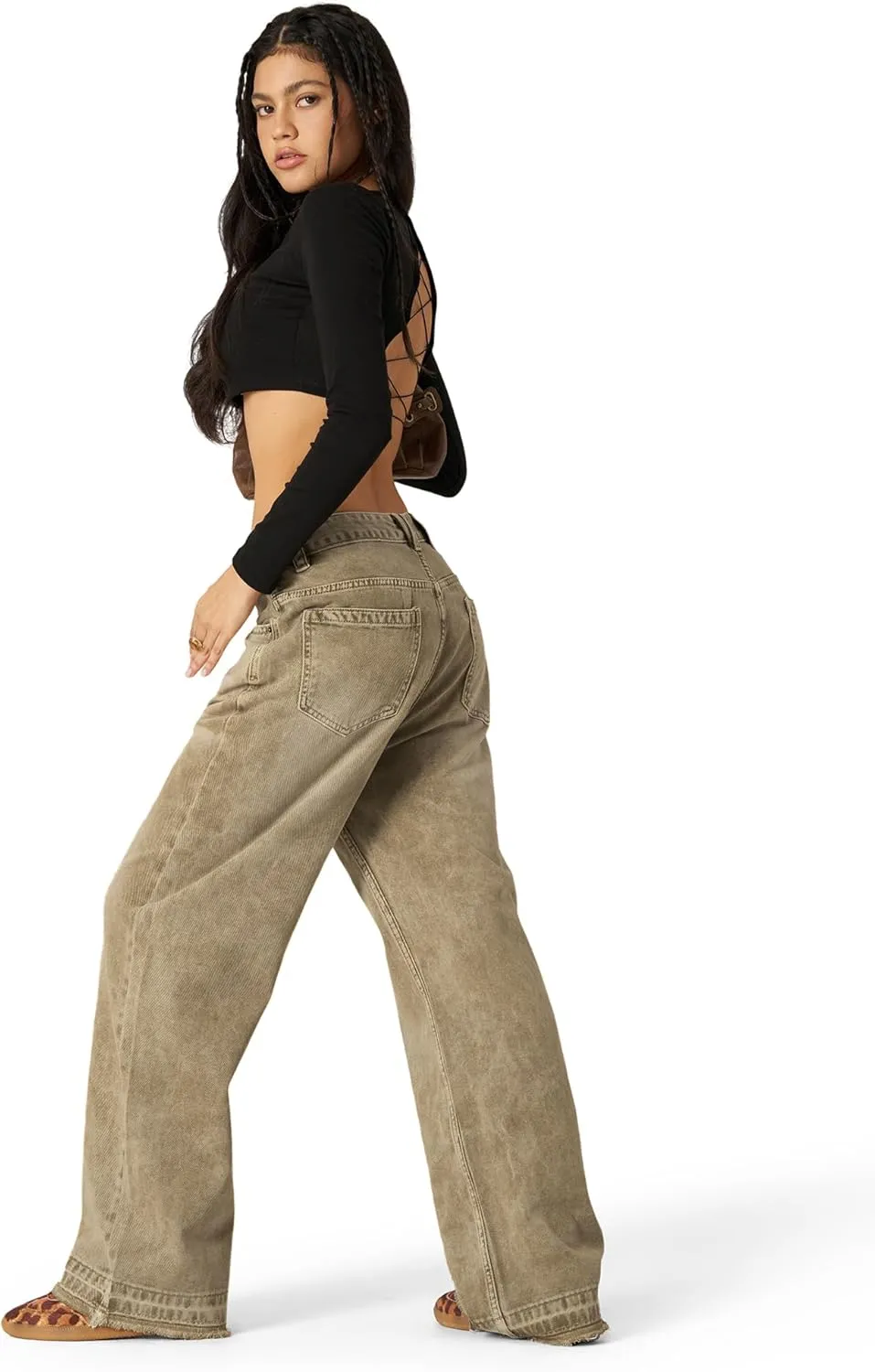 Aelfric Eden Barrel Jeans Retro Loose Jean Pant Casual Wide Leg Baggy Denim Pants Streetwear