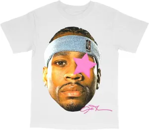 AI Allen Basketball Star Streetwear Vintage Style T-Shirt Black