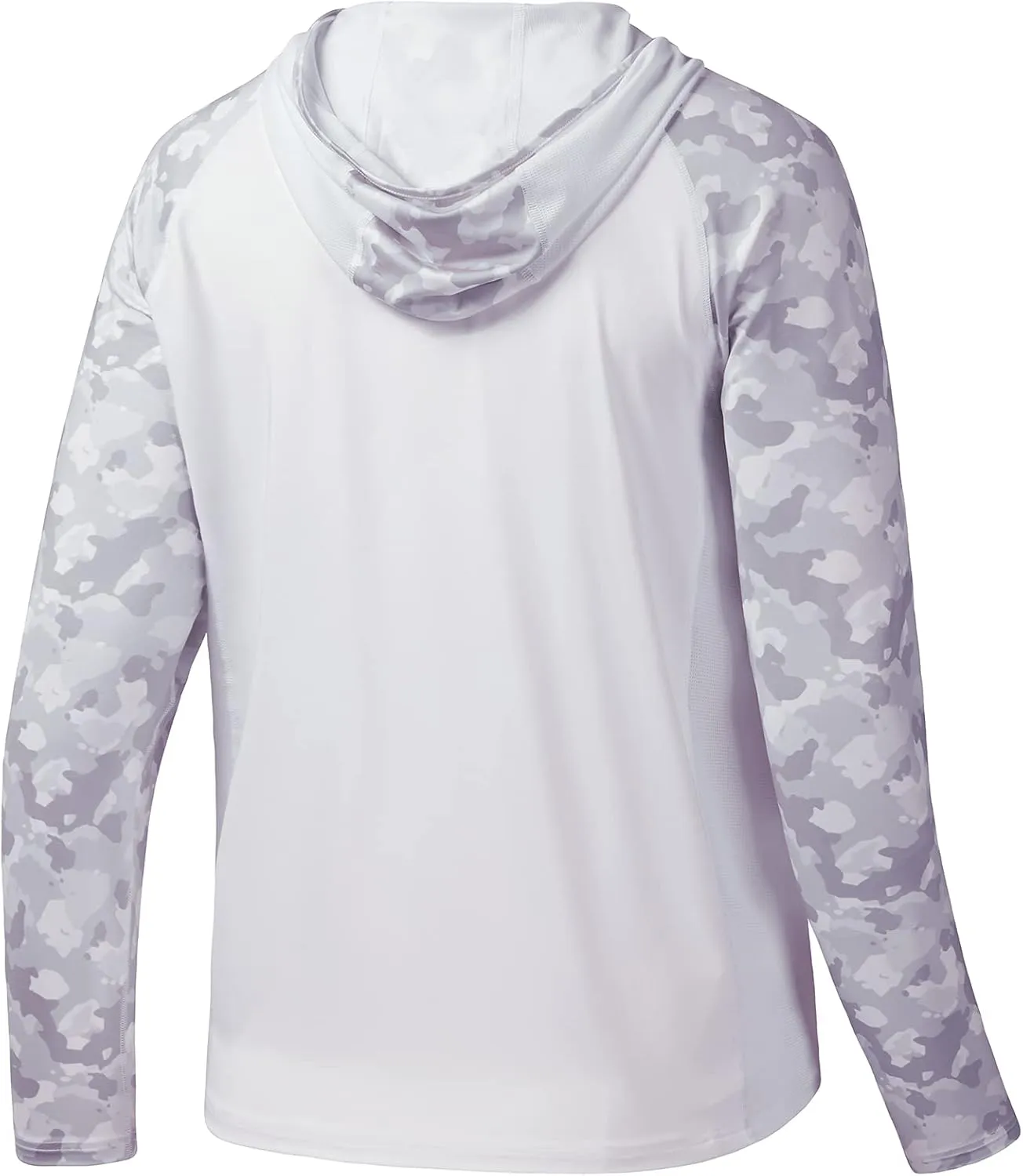 BASSDASH Mens UPF 50 Performance Fishing Shirt Cooling Hoodie Camo Long Sleeve FS17M