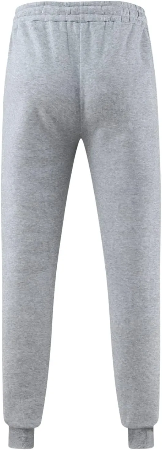 Big and Tall Sweatpants for Men Men's Heavyweight Fleece Cargo Sweatpants Elastic Waist Drawstring Athletic Trousers