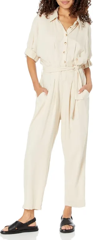 [BLANKNYC] Blank NYC Linen-Blend Jumpsuit