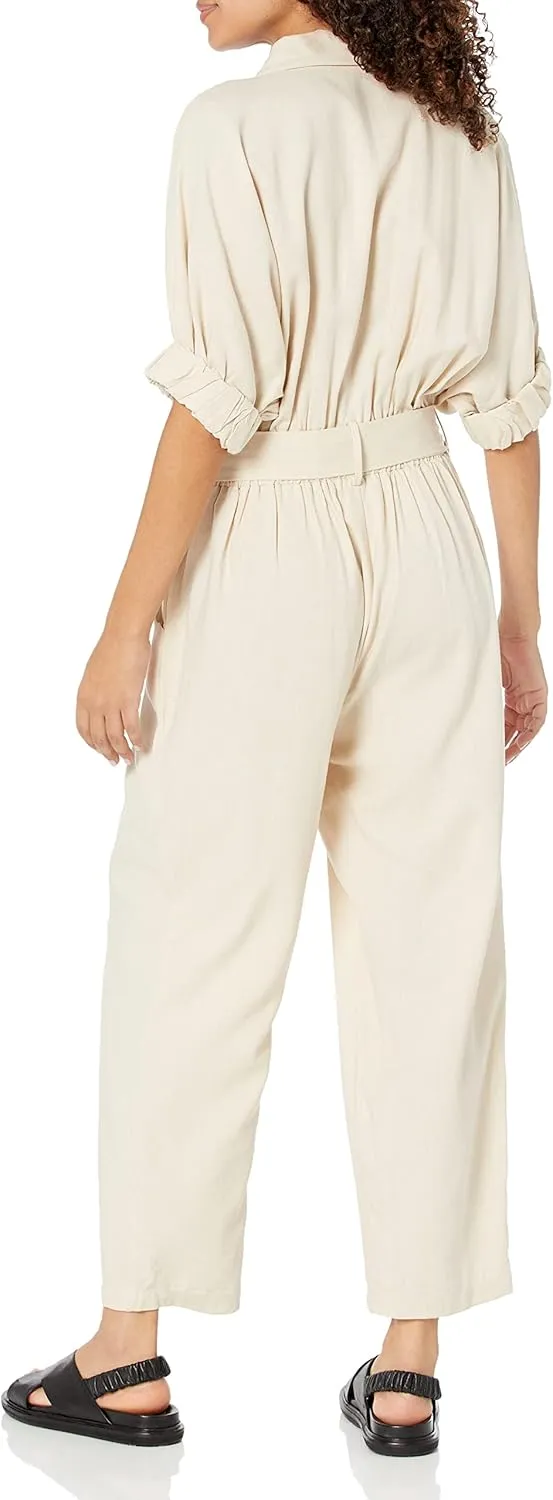 [BLANKNYC] Blank NYC Linen-Blend Jumpsuit