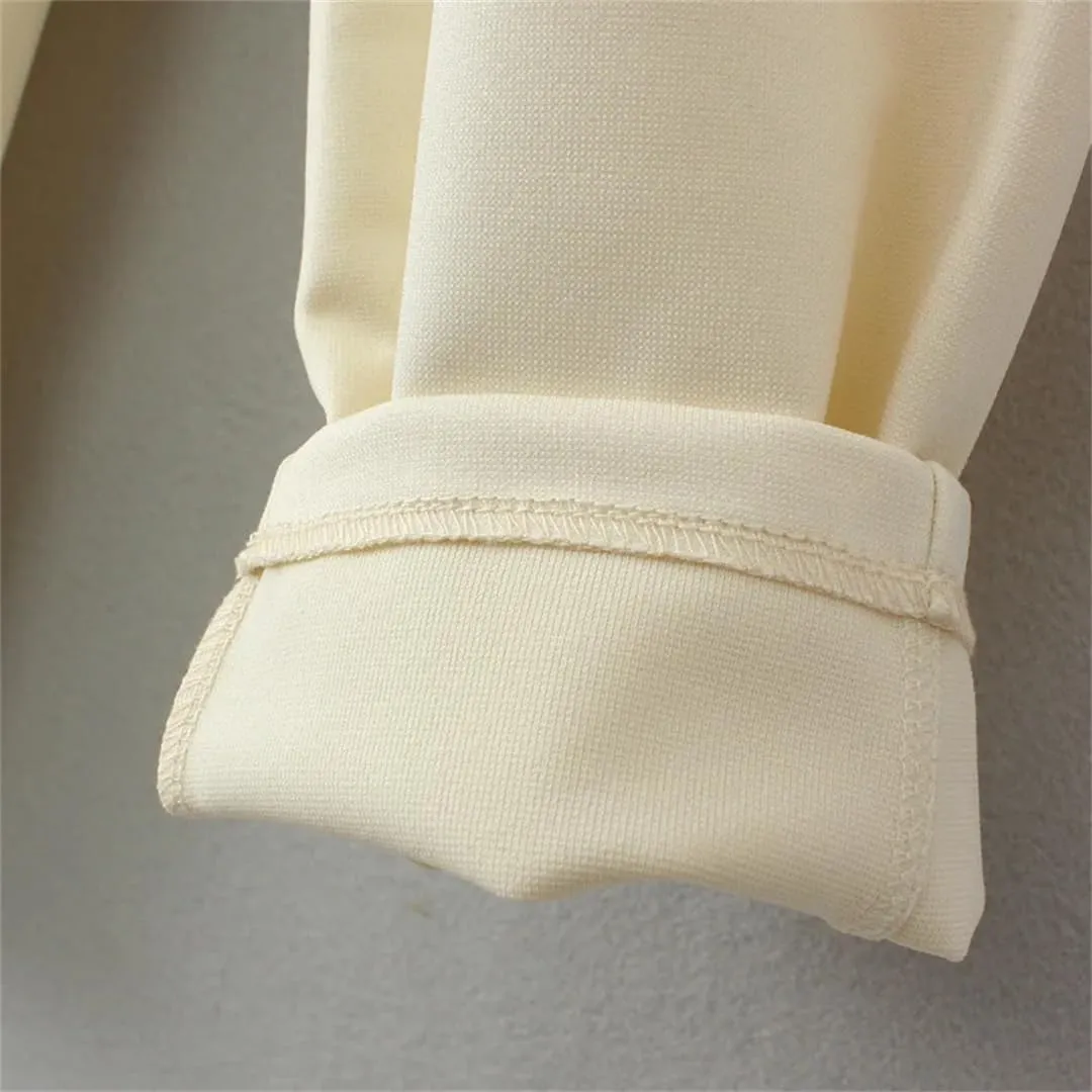 Bollrllr Women Plus Size Harem Pants Loose Casual Drawstring Pants Double Buttons Knitting Trousers