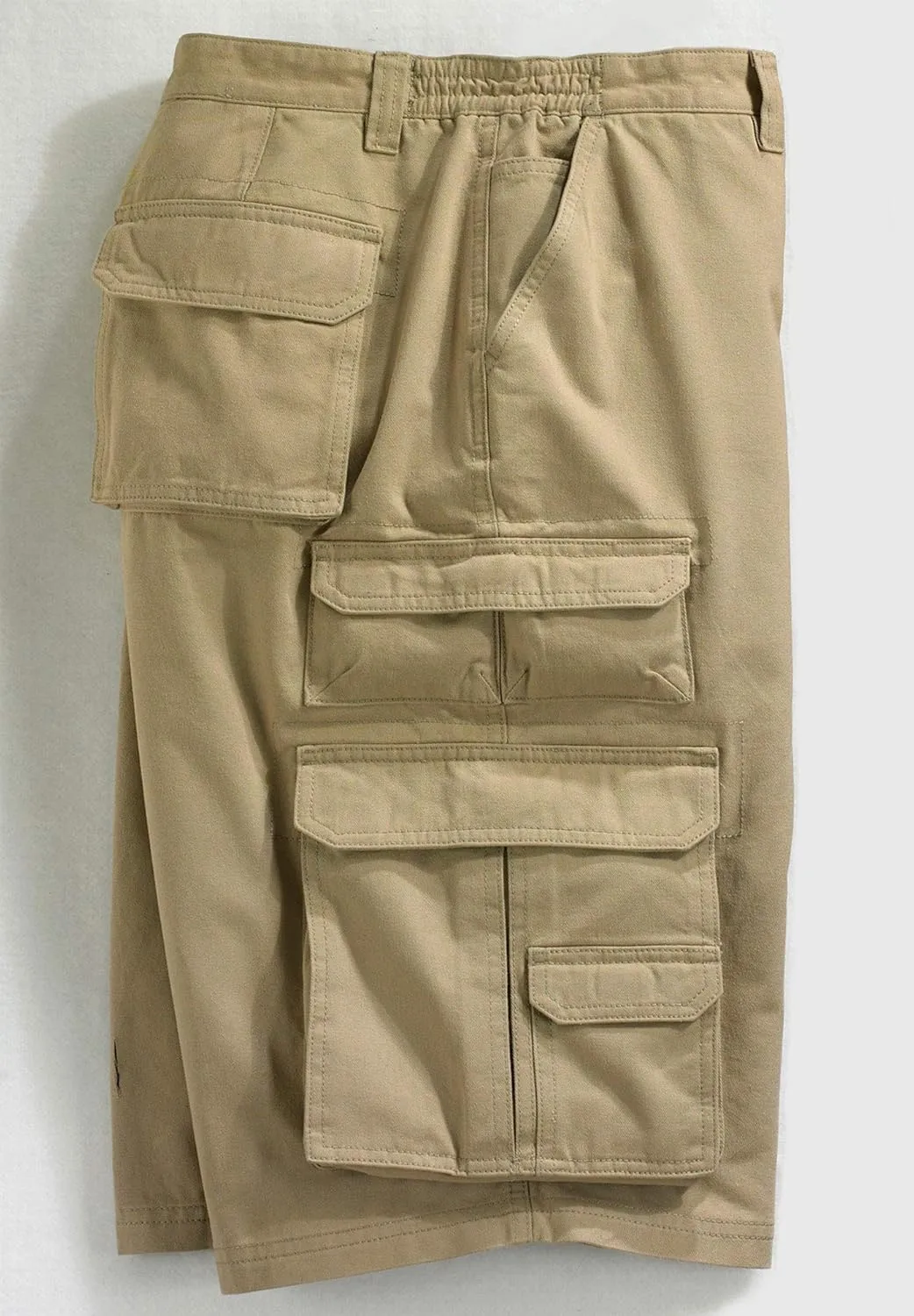 Boulder Creek by Kingsize Men's Big & Tall Ranger Stacked Cargo 12 Pocket Short