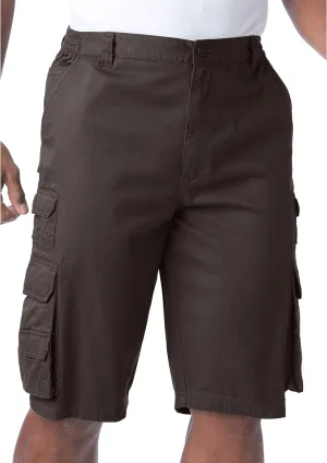 Boulder Creek by Kingsize Men's Big & Tall Ranger Stacked Cargo 12 Pocket Short