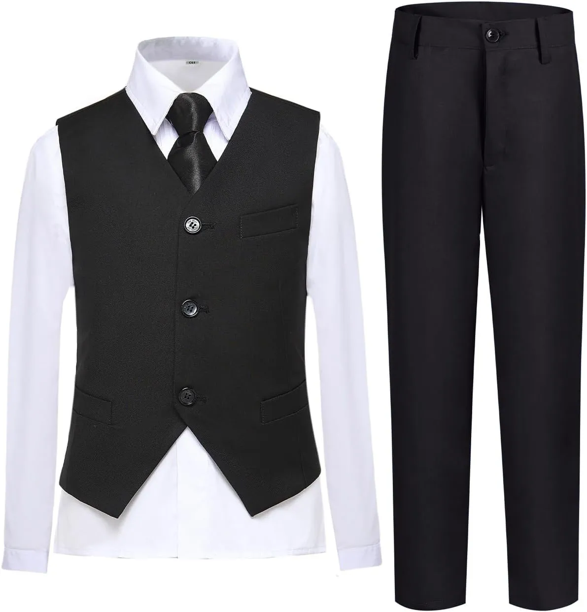 Boys Vest Set Formal Dress Suits Wedding Outfit Dresswear
