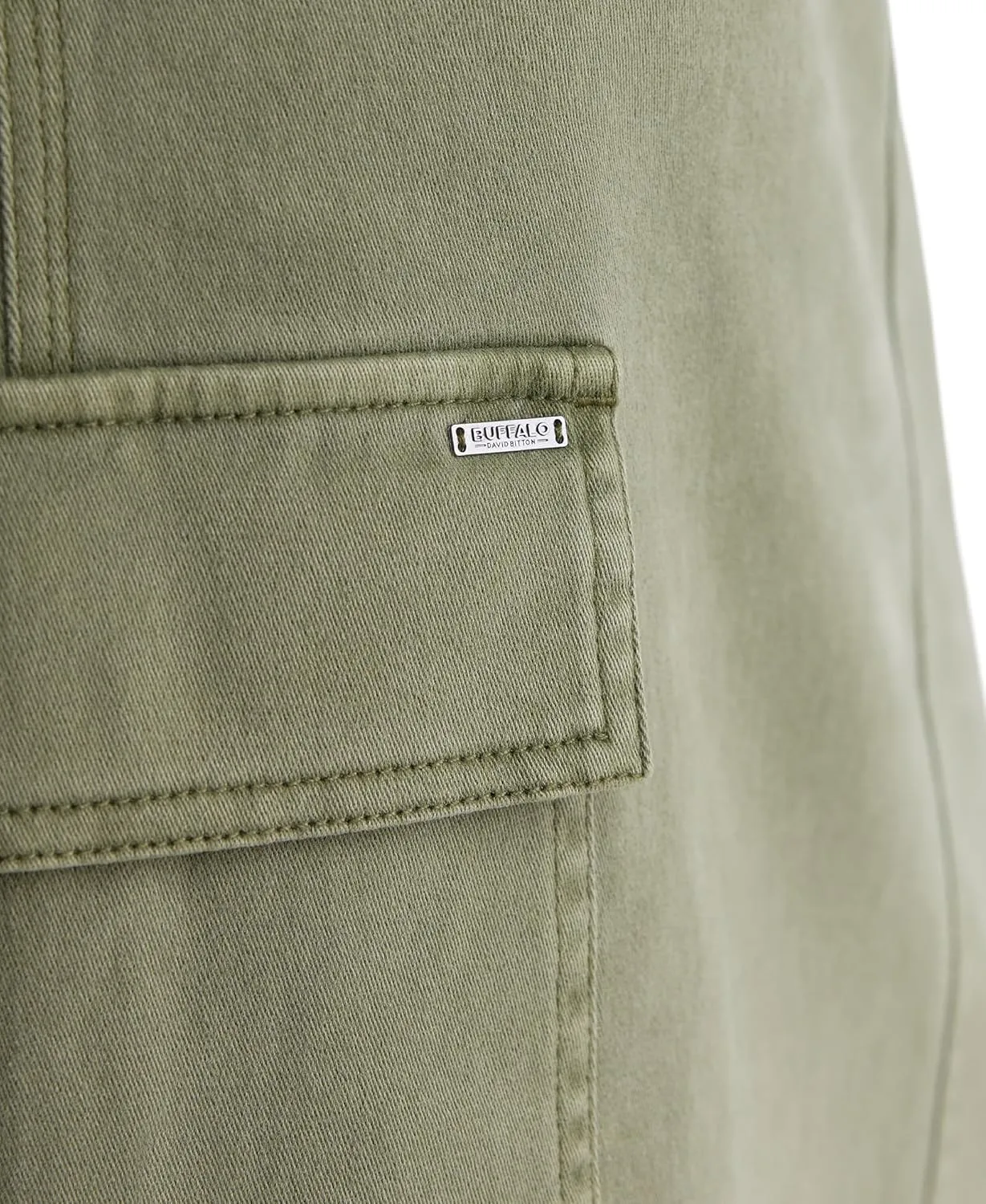 Buffalo David Bitton Women's Matilde Mid Rise Twill Maxi Cargo Skirt