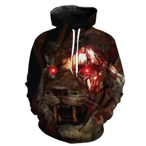 Call of Duty Blackout Hoodies - Pullover Zombie Tiger Hoodie