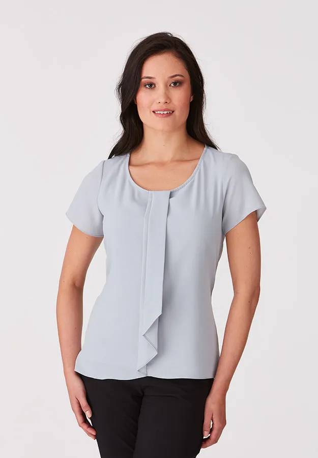 City Collection 2285 Ladies Short Sleeve Cascade