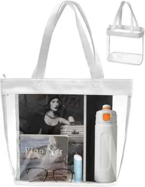 Clear Tote Bag Stadium Approved 12x6x12 12x12x6 Clear Bag for Stadium Events 12 x6 x12 Transparent Purse 12 x 6 x 12