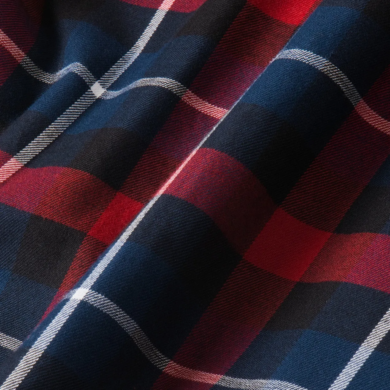 College Days Short Sleeve Plaid Shirt - Red Black
