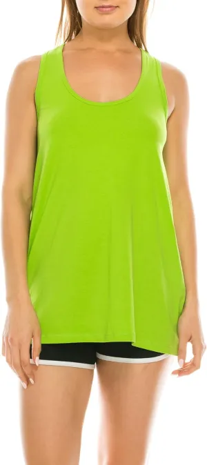 EttelLut - Women's Loose Fit Flowy Tank Tops - Ideal for Workout, Yoga, Running, Working Out at The Gym and Lounging Around
