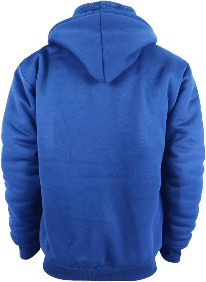 Facitisu Boys Fleece Hoodies Youth Sherpa Lined Full Zip Hooded Jacket Child Athletic Winter Warm Sweatshirts
