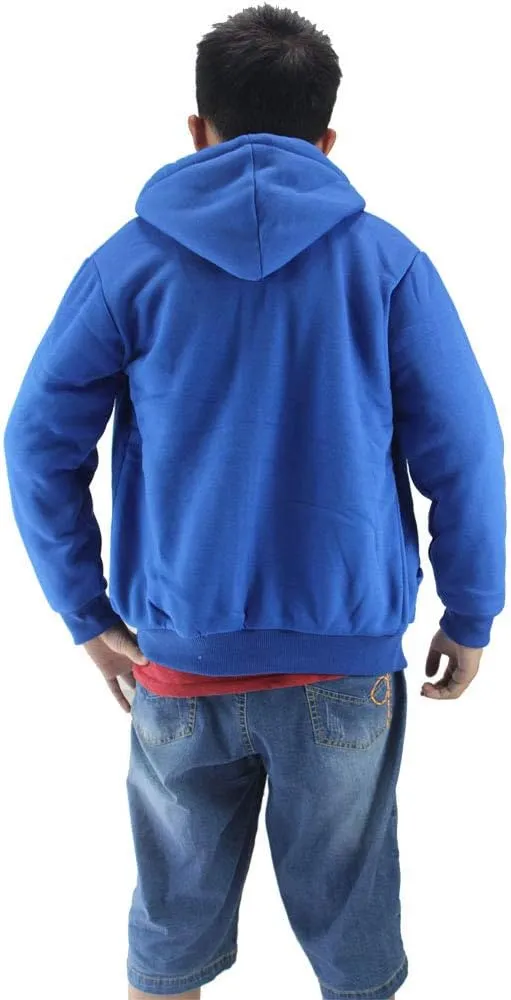 Facitisu Boys Fleece Hoodies Youth Sherpa Lined Full Zip Hooded Jacket Child Athletic Winter Warm Sweatshirts