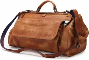 Fashion Genuine Leather Travel Bag Luggage Duffle Bag Leather Men Weekend Bag Carry On Tote Handbag