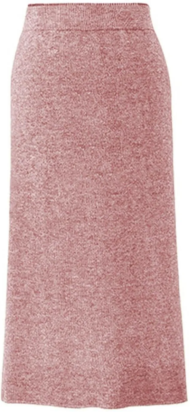 Fashion Skirts for Women 2024 Trendy Women's Winter Wool Skirt Mid Length Woolen Skirt Thick Skirt
