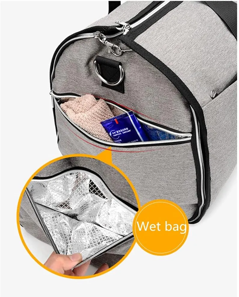Garment Bags for Business Travel Convertible Backpack Travel Duffel Bag Carry on Garment Bag 2 in 1 Weekender Suit Bag for Men (Blue)