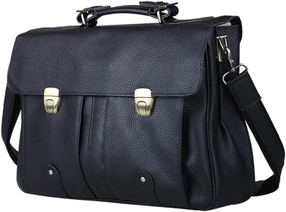 Genuine Leather Briefcase Men Business Bag Men Briefcase Laptop Bag Tote Male Office Bag Handbag