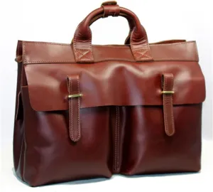 Genuine Leather Men's Briefcase Business Bag Leather Laptop Briefcase Men Shoulder Bag Messenger Bag Tote Handbag