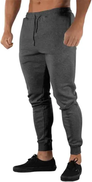 GIERIDUC Mens Heavyweight Fleece Sweatpants Tactical Pants for Men Black Corduroy Pants Mens Skinny Sweatpants