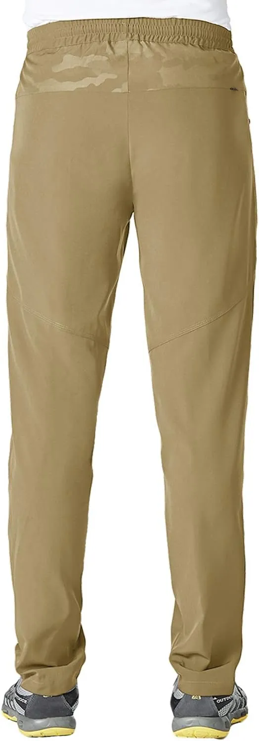 Gopune Men's Lightweight Hiking Running Sweatpants Quick Dry Outdoor Athletic Casual Pants with Zipper Pockets