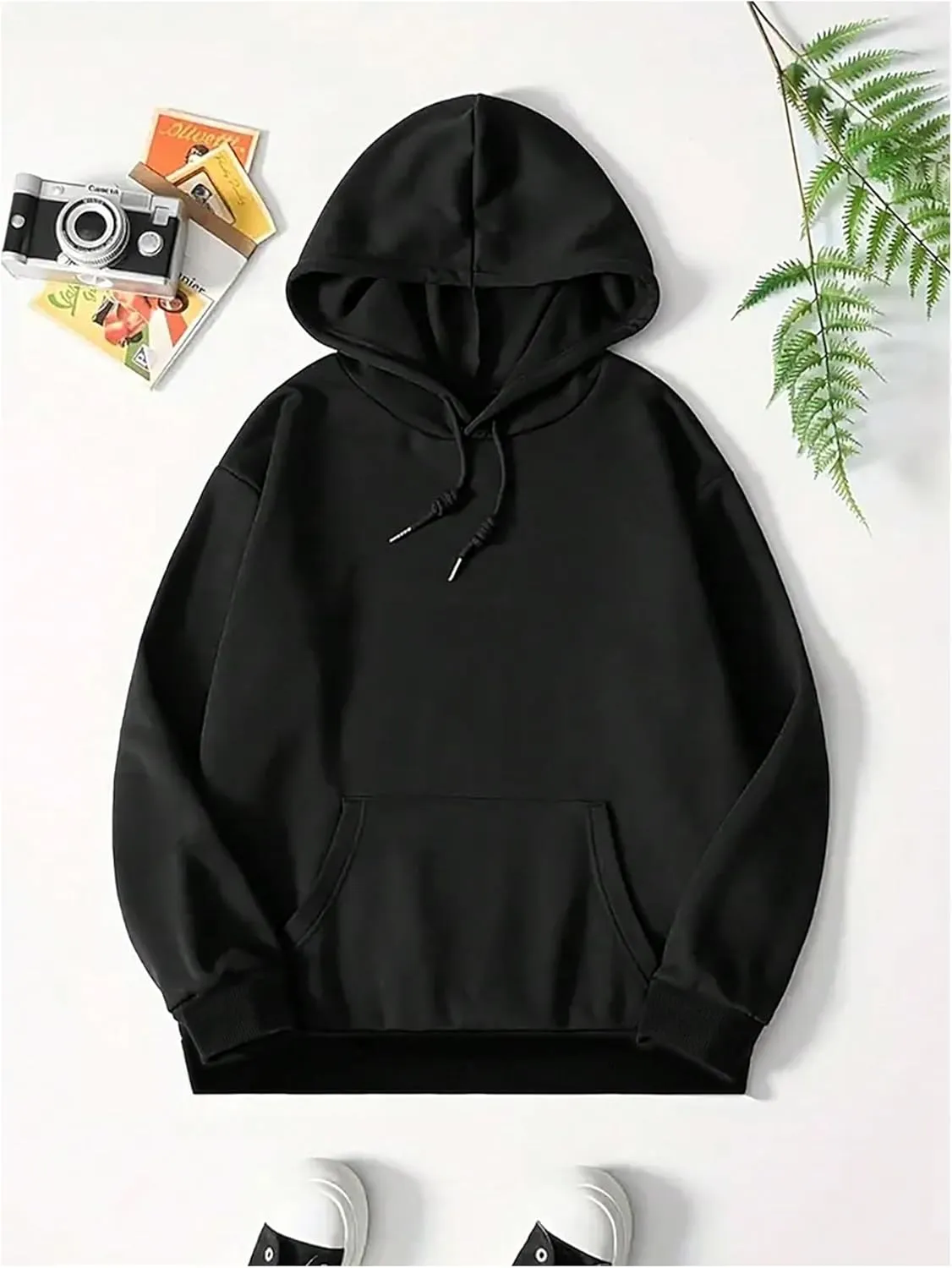 GORGLITTER Women's Y2K Hoodies Trendy Graphic Letter Print Long Sleeve Loose Oversized Sweatshirt Fashion Outfits 2025