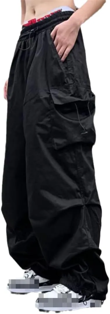 Harem Pants Women Hippie Streetwear Oversize Pockets Cargo Trousers Harajuku Sweatpants