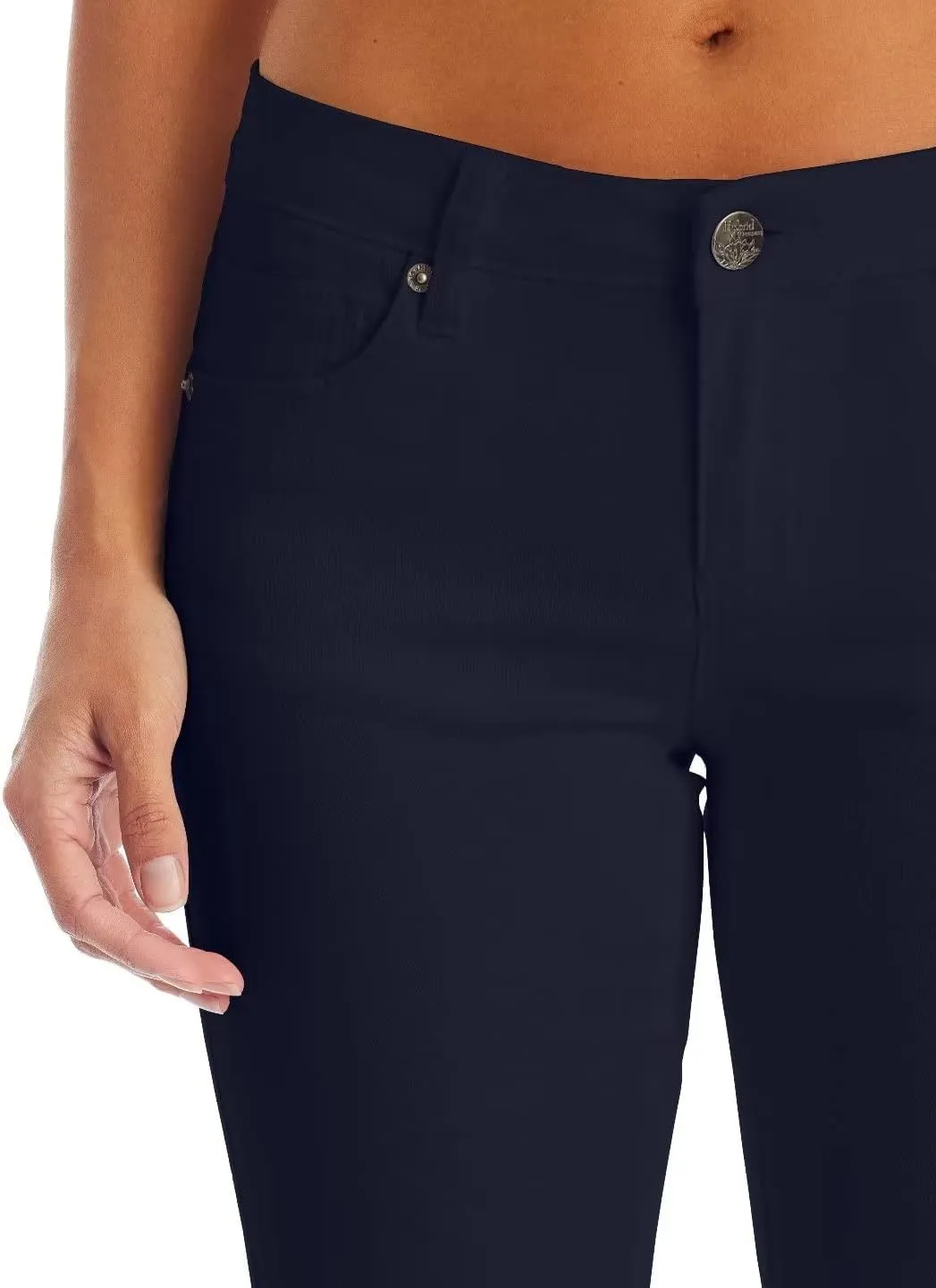 Hybrid & Company Women's Butt Lift Super Comfy Stretch Denim Capri Short Jeans