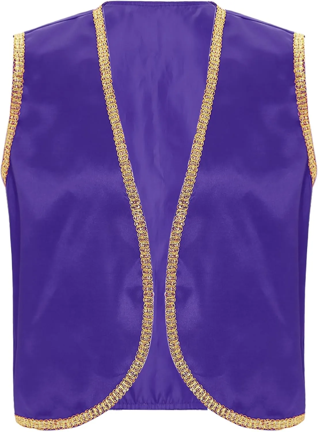 JEATHA Men's Arabian Prince Street Rat Costume for Adults Sleeveless Vest with Belt Harem Pants Cosplay Fancy Outfit Party