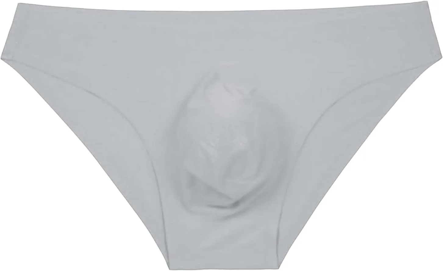 JEShifangjiusu Men Seamless Underwear Ice Silk Sexy See-Through Briefs Underpants Shorts Mesh Low Rise Ultra-Thin Mini Bikini