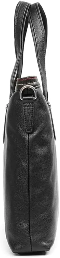 JSEIAJB Handbag Leather Large Capacity Bags Business Cowhide Shoulder Crossbody Casual Briefcase