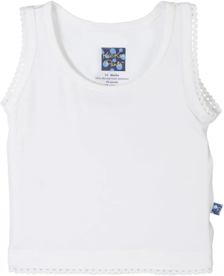 KicKee Pants Little Girls Solid Undershirt Tank