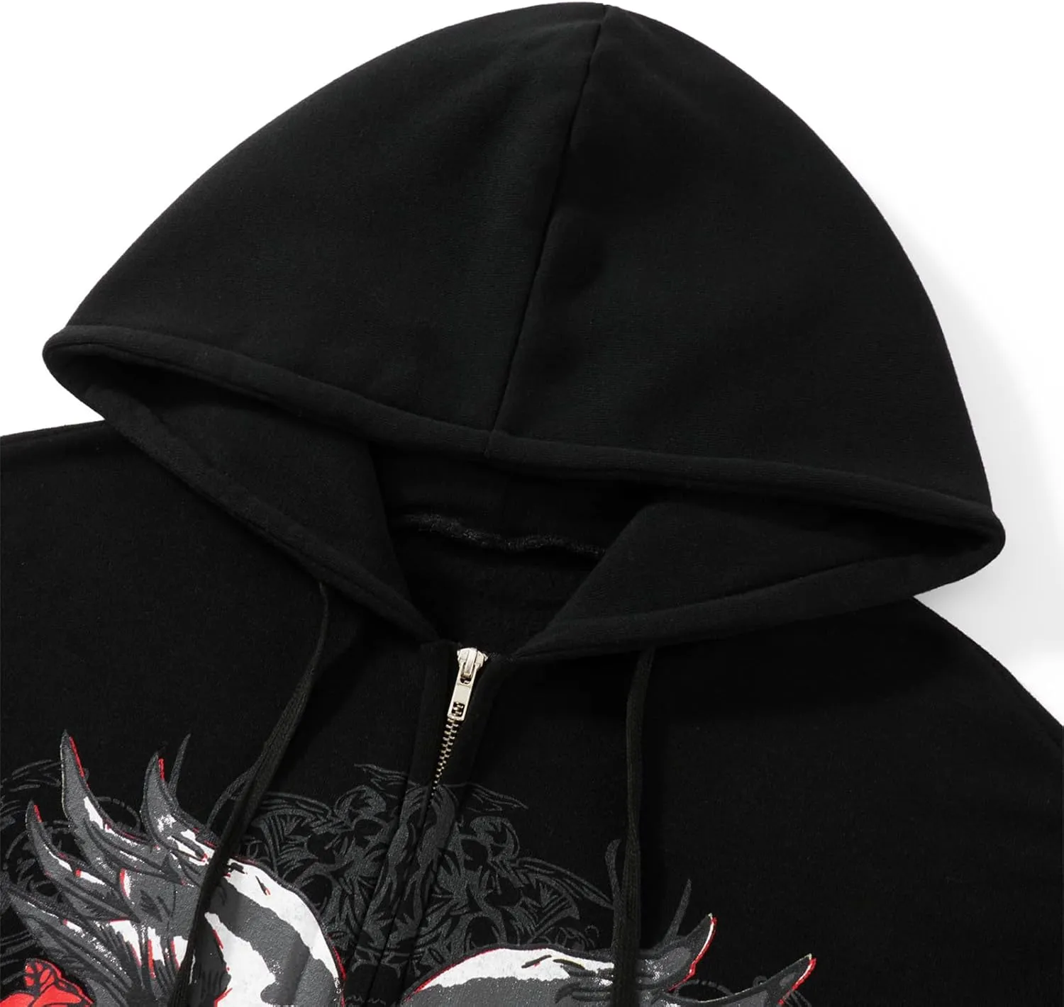 KOSUSANILL Women Y2K Zip Up Hoodie Long Sleeve Fairy Grunge Graphic Sweatshirt Vintage Aesthetic Jacket Oversized Streetwear
