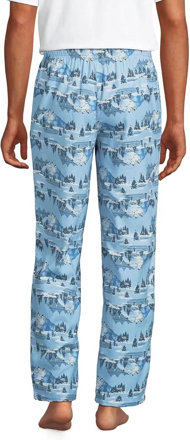 Lands' End Men's Flannel Pajama Pants