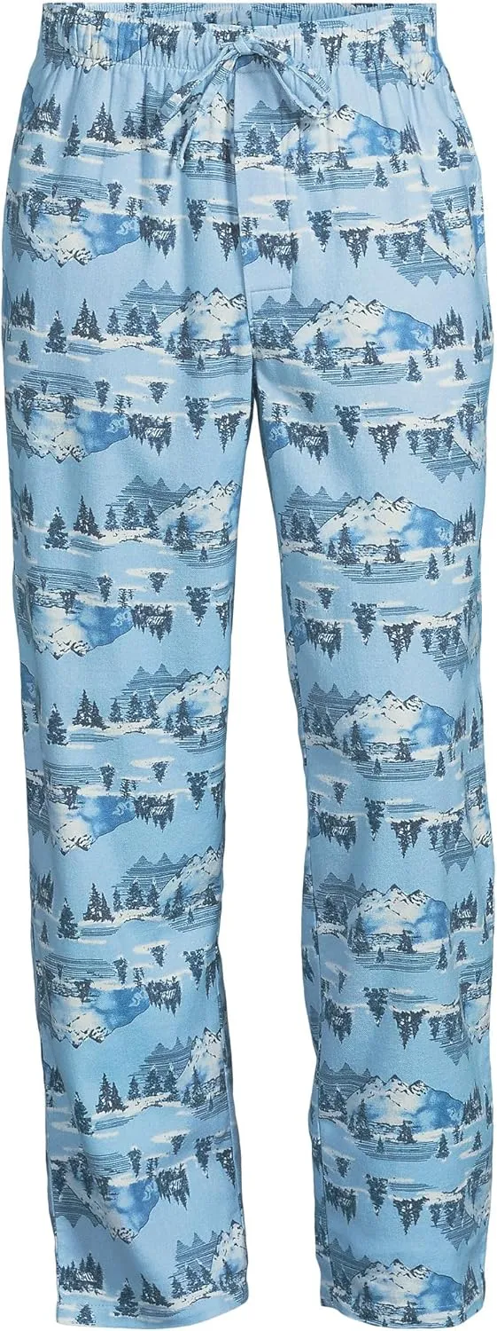 Lands' End Men's Flannel Pajama Pants
