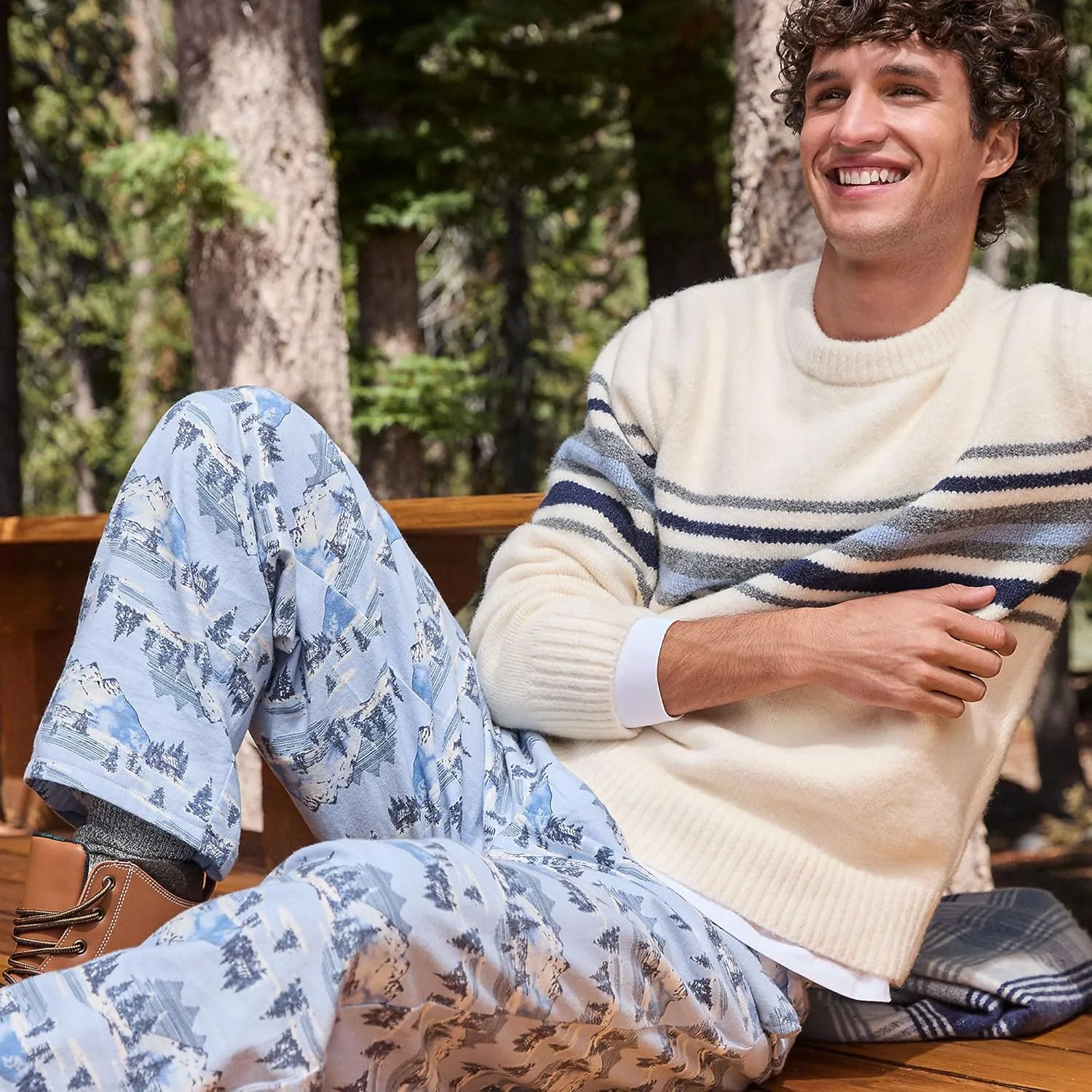 Lands' End Men's Flannel Pajama Pants
