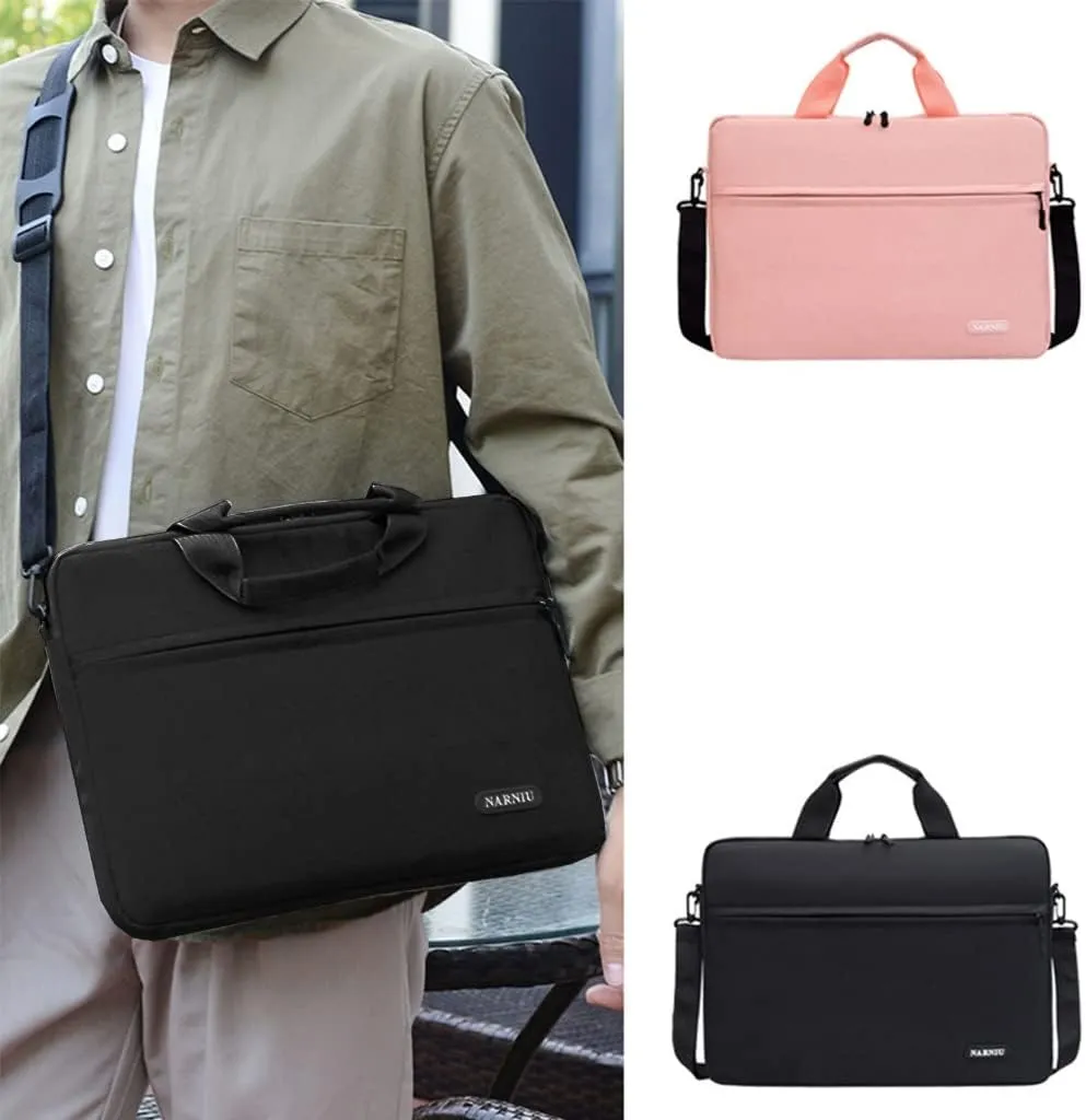 Laptop Shoulder Bag 15.6 Inch Tablet Lightweight Business Casual or School Handbag Computer Notebook Bags