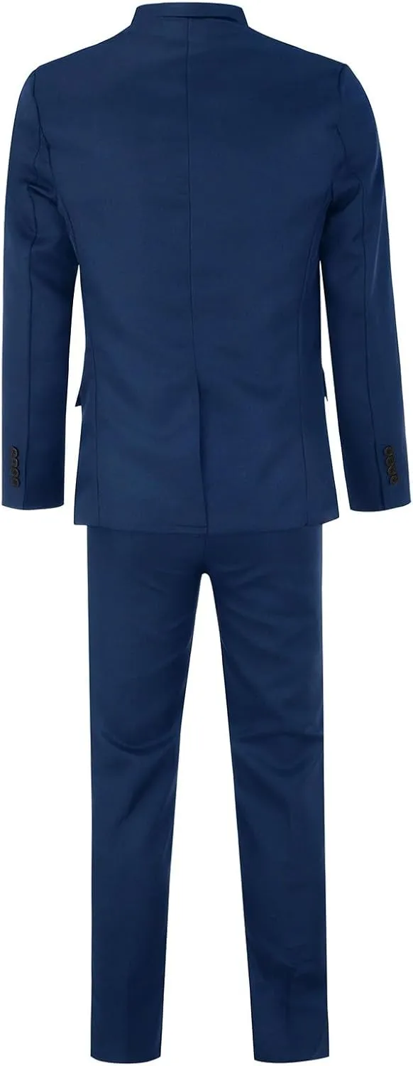 LCMTWX Men'S Suit Slim 3 Suit Business Wedding Party Jacket Vest & Pants Coat Black Suits for Men Black Suit for Men Men'S