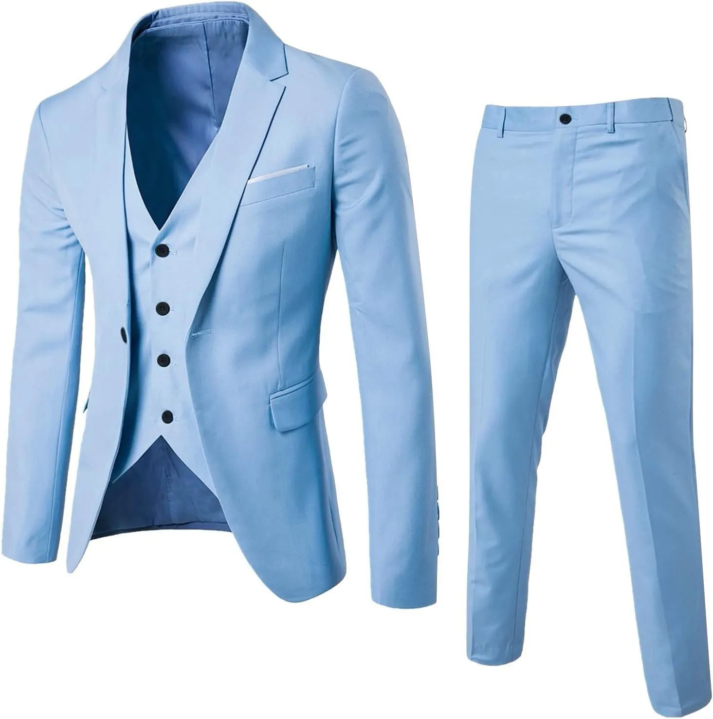 LCMTWX Wedding Suits For Men Business Wedding Party Jacket Vest & Pants Coat Mens Dress Suit Suits For Men Big And Tall