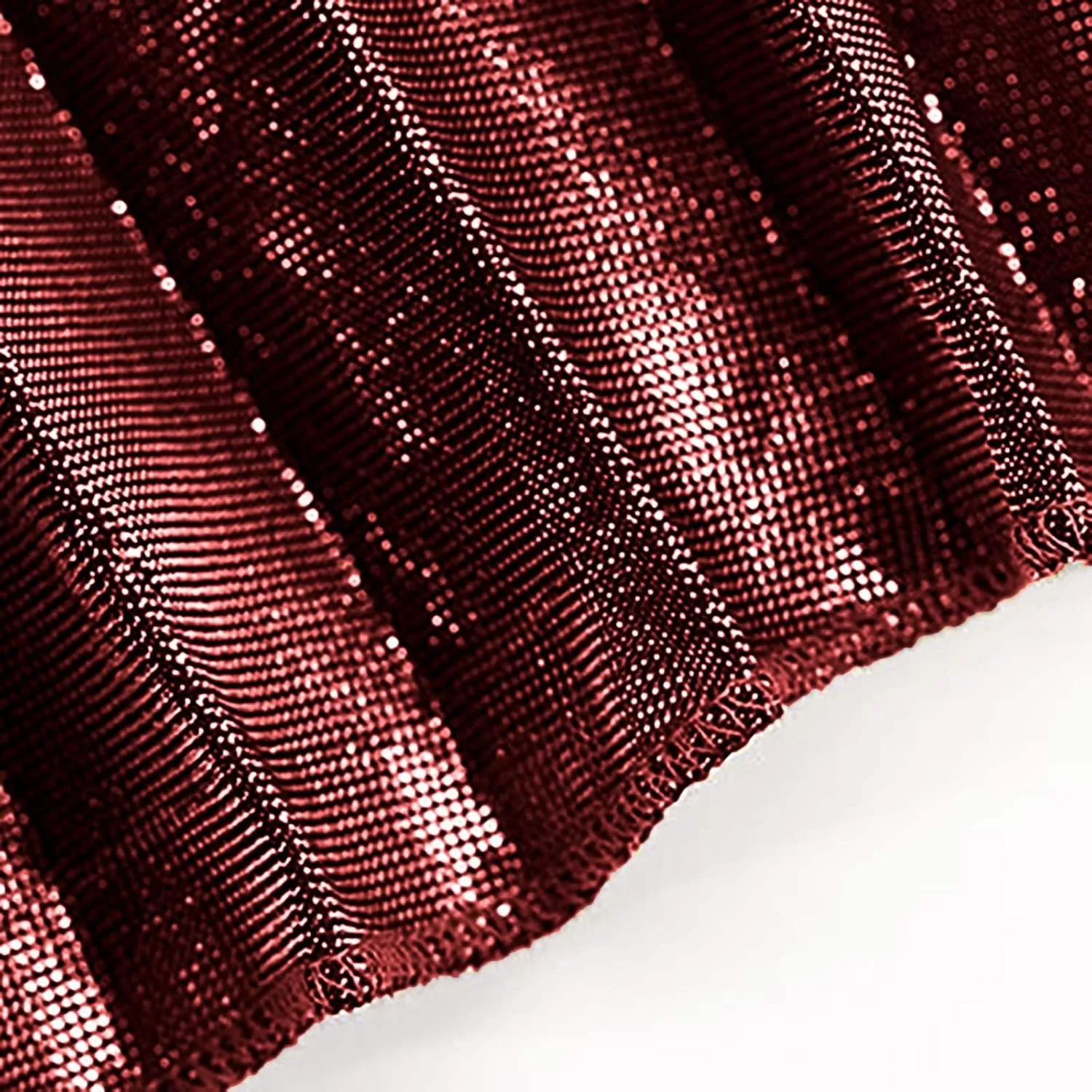 Lpmadey Womens Pleated Midi Skirt, High Waist Swing A-line Skirt Casual Metallic Shiny Accordion Pleated Elastic Long Skirts