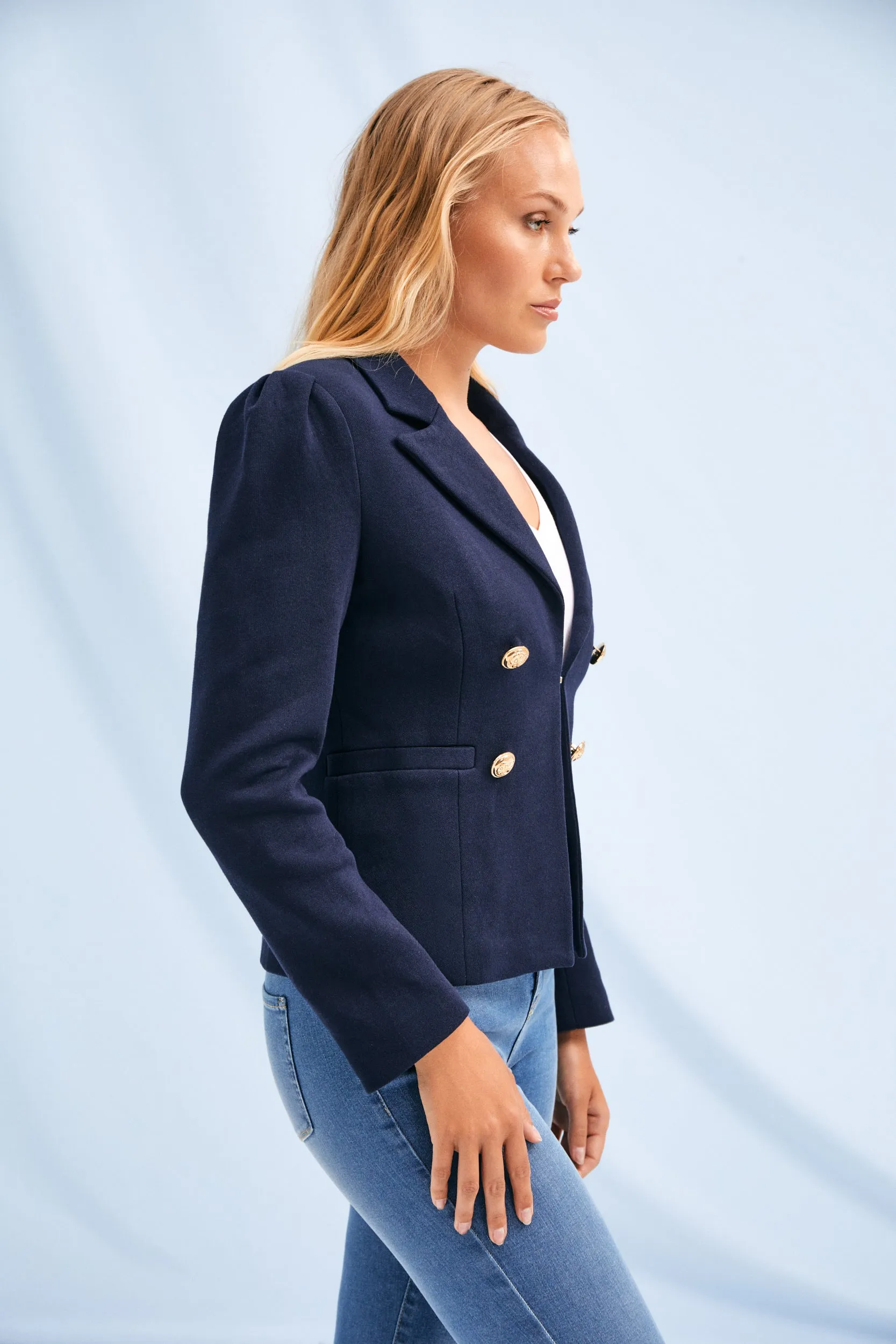 Luna Jersey Stretch Blazer