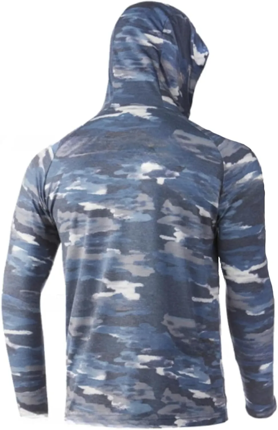 Men's Fishing Hiking Sun Protection Long Sleeve Shirt Quick Dry Cooling Hooded Sweatshirts Outdoor Performance