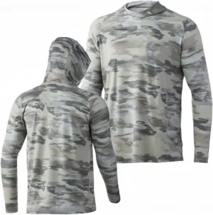 Men's Fishing Hiking Sun Protection Long Sleeve Shirt Quick Dry Cooling Hooded Sweatshirts Outdoor Performance