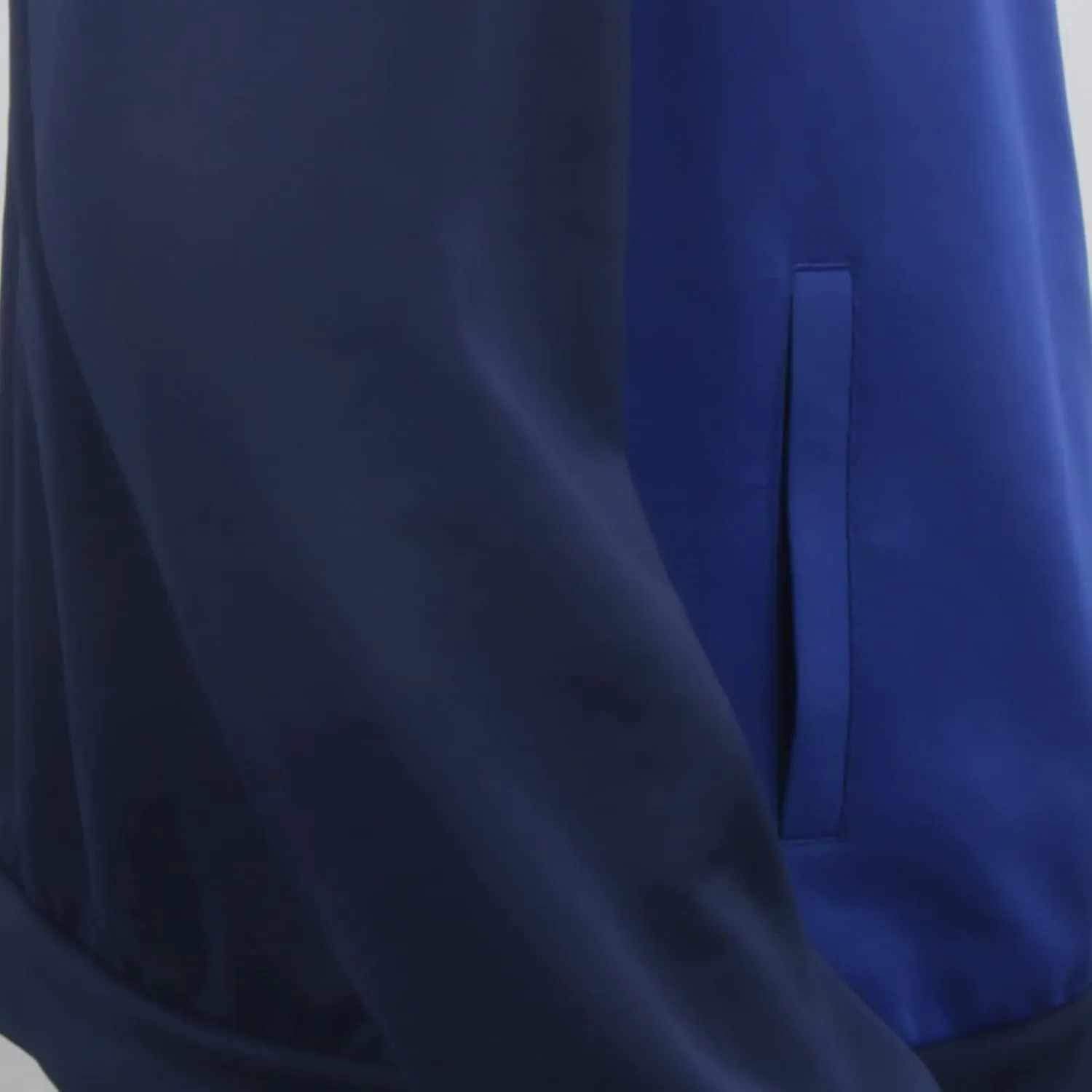 Mens Football Coach Costume Blue Jacket Pants Tracksuit Coat Soccer Suit Sportswear Training Halloween Cosplay Outfit