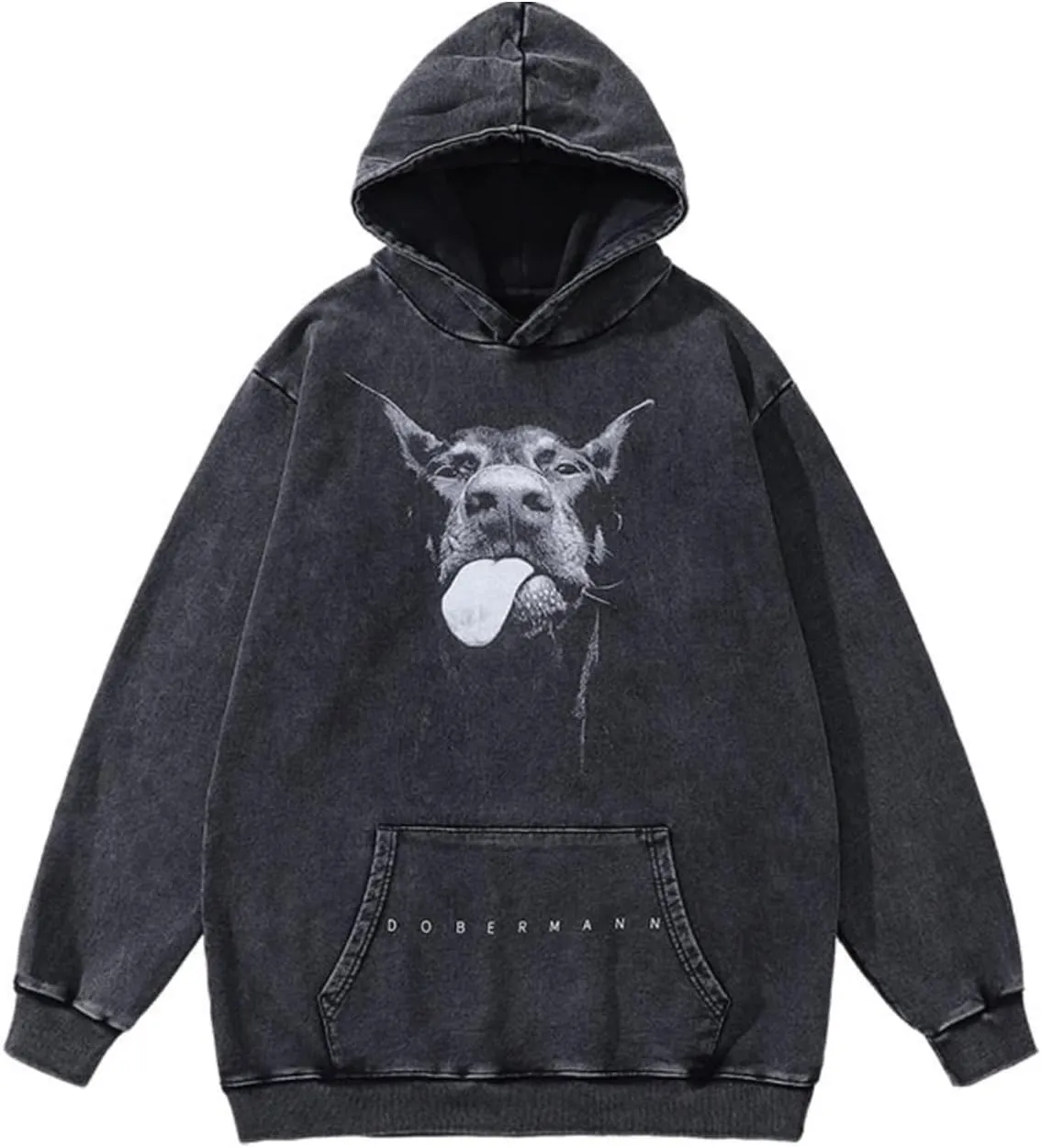 Men's Oversized Hoodie Pullover Unisex Graphic Sweatshirts Hoodies Casual Tunic Anime Streetwear Aesthetic Top
