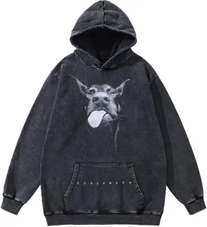 Men's Oversized Hoodie Pullover Unisex Graphic Sweatshirts Hoodies Casual Tunic Anime Streetwear Aesthetic Top