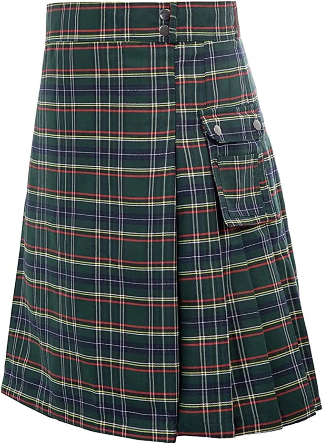 Mens Scottish Utility Kilts Gothic Pleated Skirts Pleated Skirt Kilt Available in Various Scottish Tartans Mens Kilt