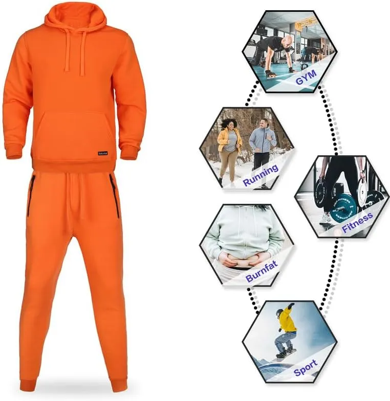 Men's Tracksuit 2 Piece Sweatsuit Long Sleeve Pullover Athletic Hoodies Casual Sport Jogging Suits With Pockets